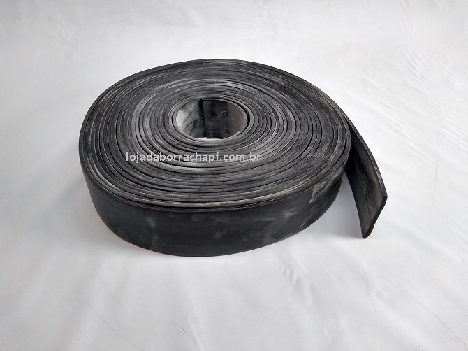 N75 Borracha esponjosa 100x6mm Rolo 25 Metros