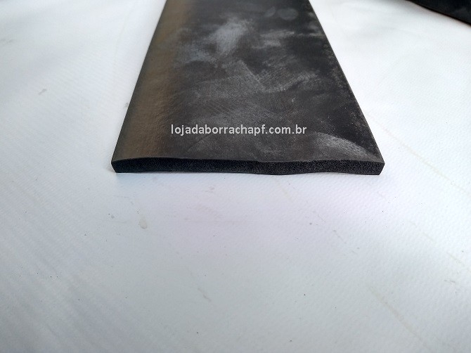 N75 Borracha esponjosa 100x6mm Rolo 25 Metros