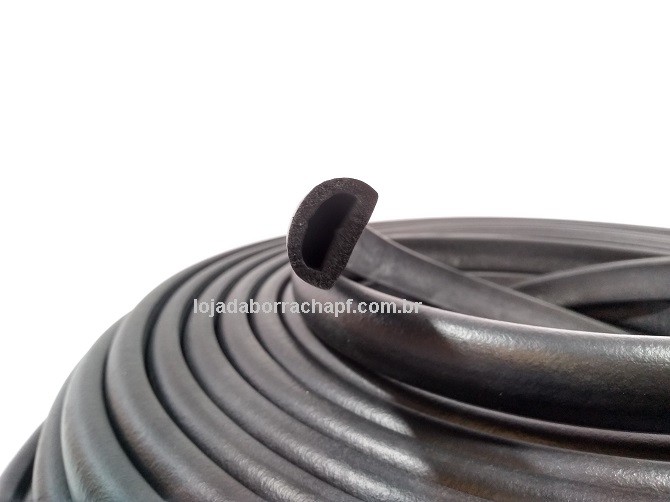 N231 Borracha vedação de capotas Rolo 25 Metros