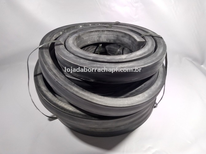 N222 Borracha esponjosa 50x30mm Rolo 25 Metros