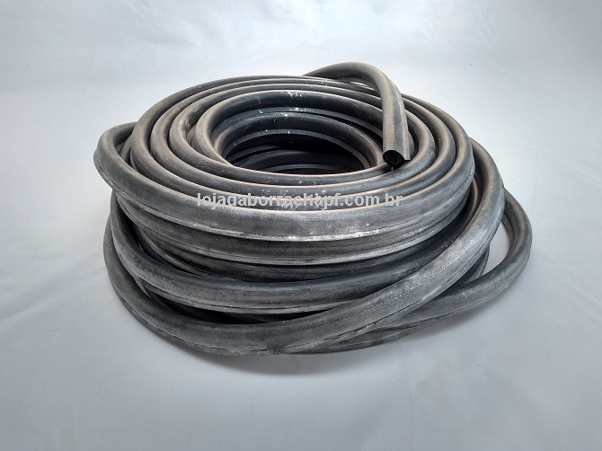 N61 Borracha esponjosa vedação capota 20,5x15mm Rolo 25 Metros
