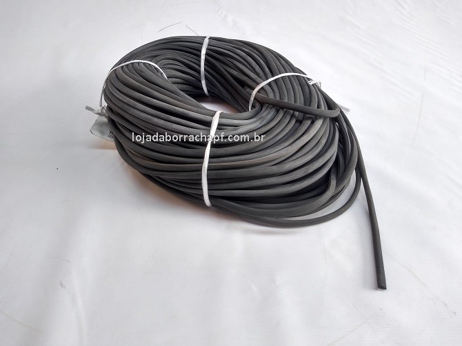 N39 Borracha maciça em "U" 8,5x6x1,2mm 100 Metros