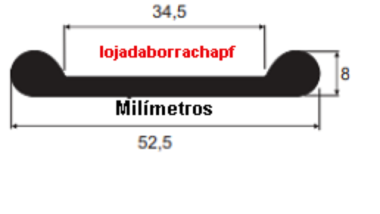 Cinta Para Tanque 52,5X34,5X8 mm 25 Metros