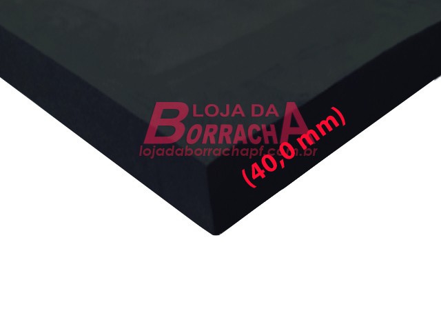 Placa EVA 40mm Preto 1,40x1,00 Metro