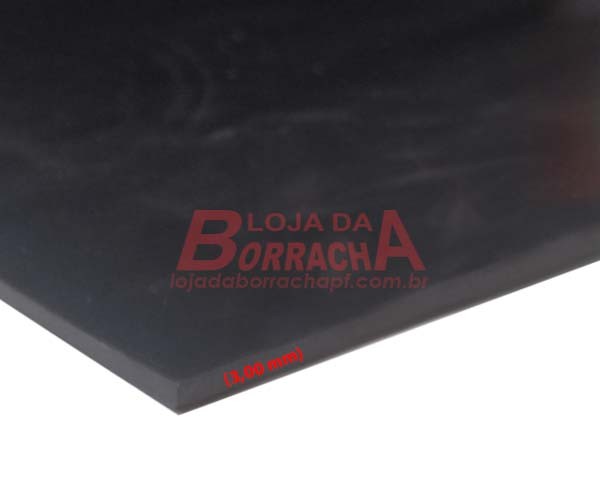Lençol de borracha Nitrílico 3,0mm x 1,00 metro