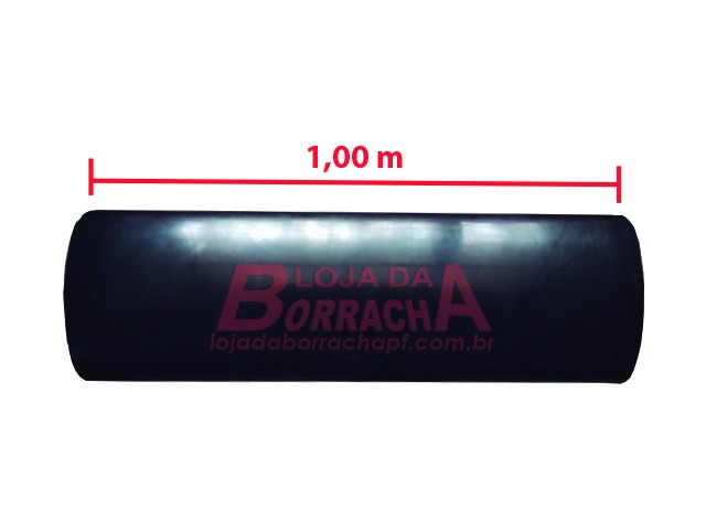 R27 Lençol de borracha industrial (EPDM) 3,0mm x 1,00 metro (sem lona)