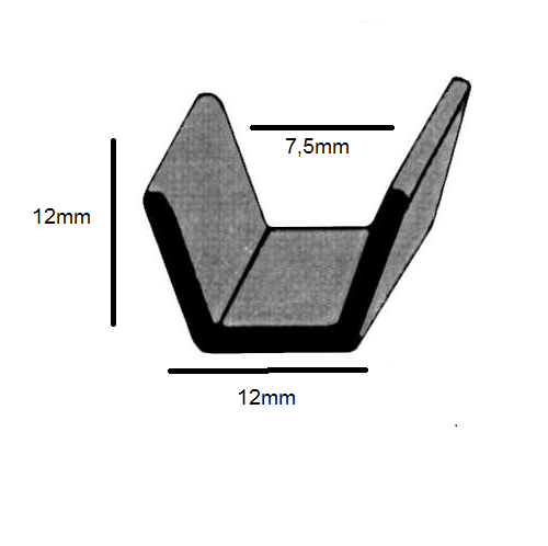 N22 Canaleta nylon-alta Rolo 50 Metros