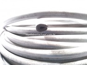 N44 Borracha esponjosa em "U" 14,5X11,5X3mm Rolo 50 Metros
