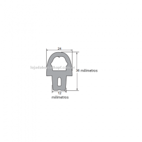 N212  Borracha esponjosa capô motor ônibus Comil Rolo 2 metros