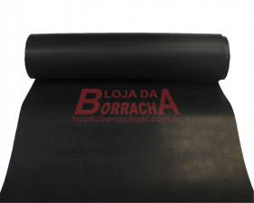 Lençol de borracha (SBR) 12,7mm x 1,00 metro (sem lona)