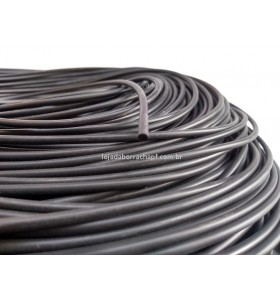 N180 Cordão de borracha maciça 3mm rolo com 100 metros