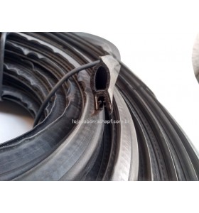 N107 Borracha porta mala bulbo alto s/aba Rolo 50 Metros