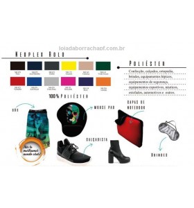 R70 Neoprene Neoplex Preto 1,4X1Mt  3,0MM