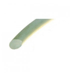 N198 Cordão de borracha maciça 19mm (branco) Rolo 27 Metros