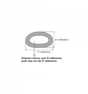 N147 Borracha tubo esponjoso 22mm Rolo 12 Metros
