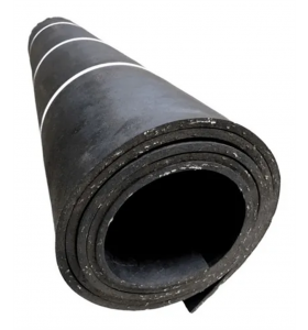 Placa de Borracha 2,60 x 1,20 metros x 7 milímetros de espessura 