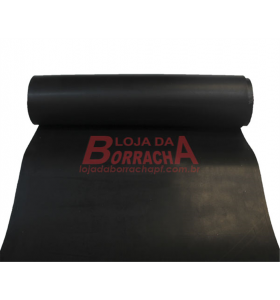 Lençol de borracha (SBR) 12,7mm x 1,00 metro (sem lona)